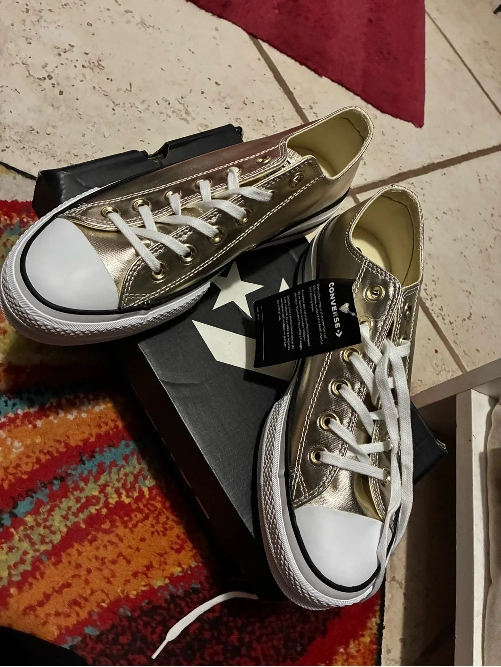 Converse beautiful gold